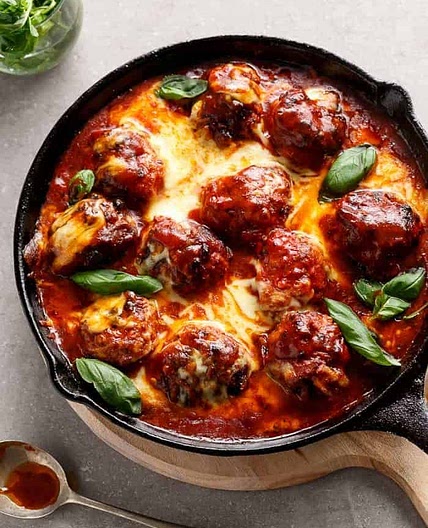 Sun Dried Tomato Cheesy Meatballs