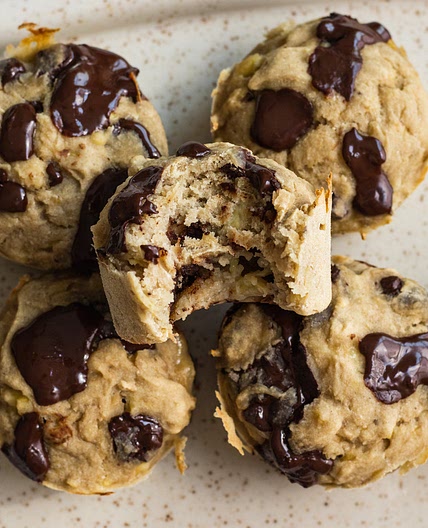 3 Ingredient Banana Oatmeal Muffins (vegan)