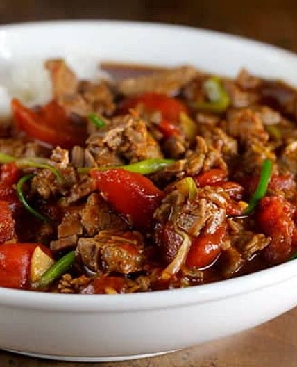 Chinese beef and tomato