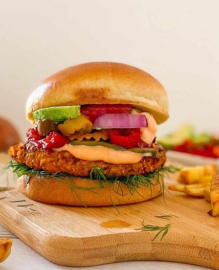 Vegan Sweet Potato Burgers [Oil Free]