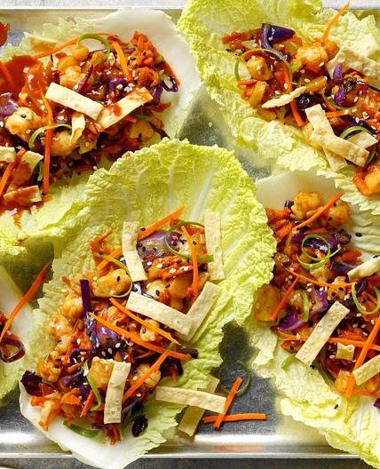 Shrimp Eggroll Cabbage Wraps