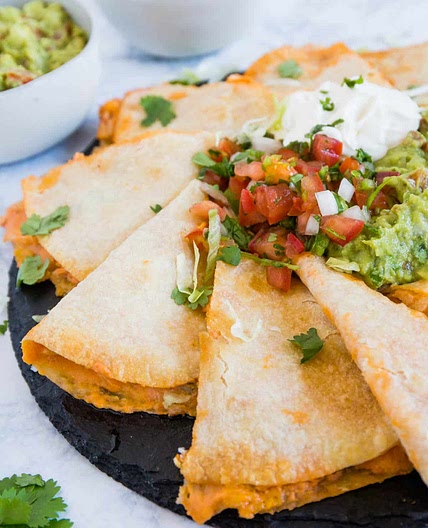 Creamy Chicken Quesadillas