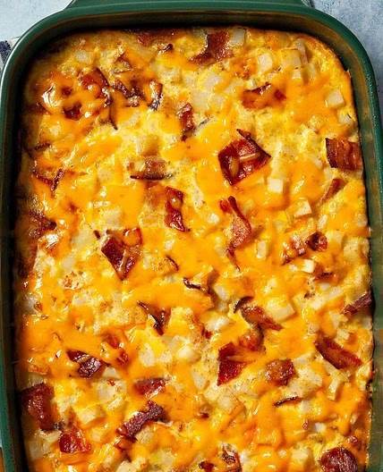 Hash Brown Egg Bake