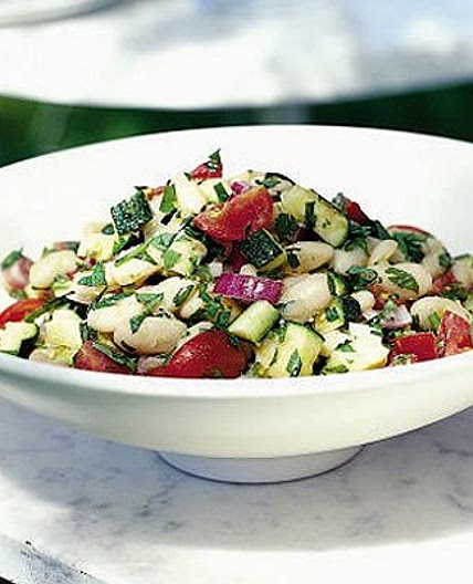 Butter bean & tomato salad