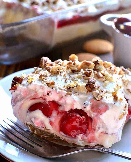 Cherry Cheesecake Lush Dessert