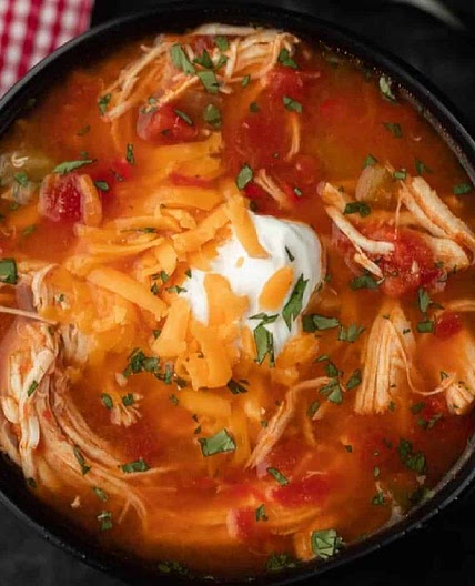 Crock Pot Chicken Fajita Soup