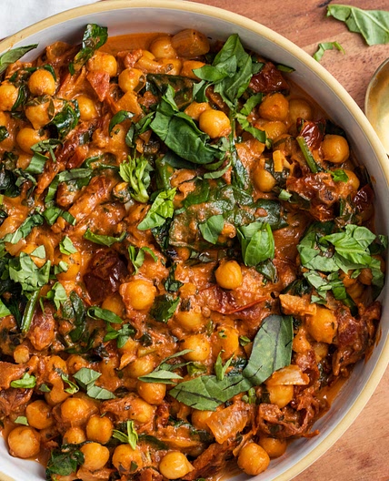 Vegan Tuscan Chickpeas