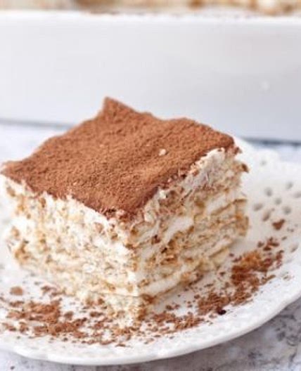 No Bake Nescafe cake