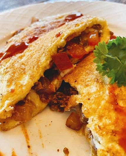 Southwest Chorizo Omelet