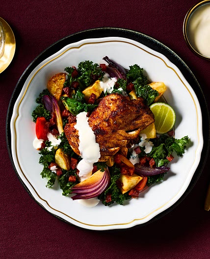 Smoky Chorizo Cod With Crispy Potatoes And Aioli