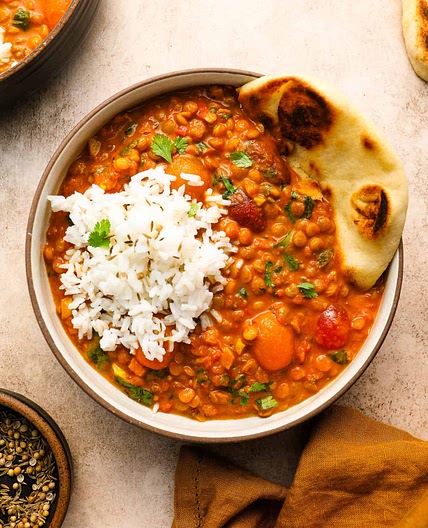 Creamy Coconut Lentil Curry Recipe