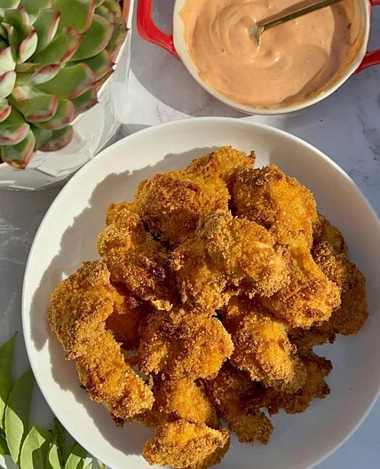 Easy Baked Cornflake Chicken Nuggets