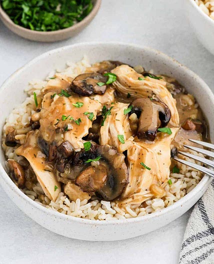 Crock Pot Smothered Chicken