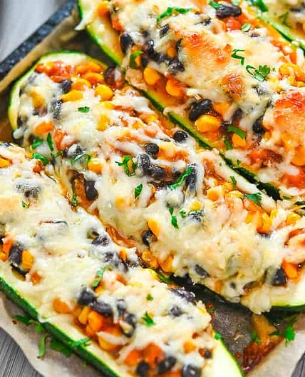 Mexican Zucchini Boats