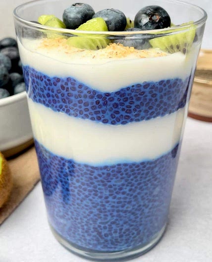 Blue Chia Pudding