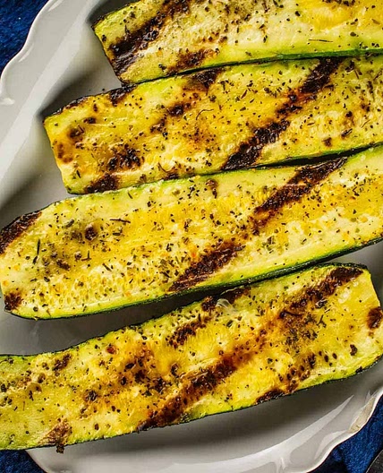 Easy Grilled Italian Zucchini