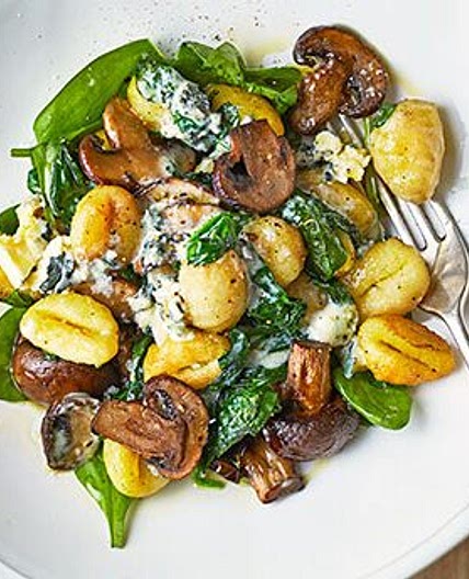 Roast mushroom gnocchi