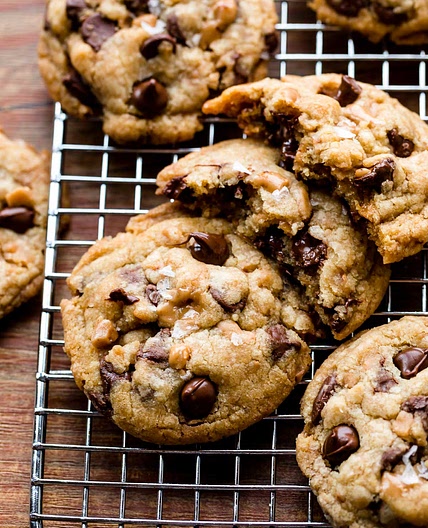 Brown Butter Toffee Chocolate Chip Cookies