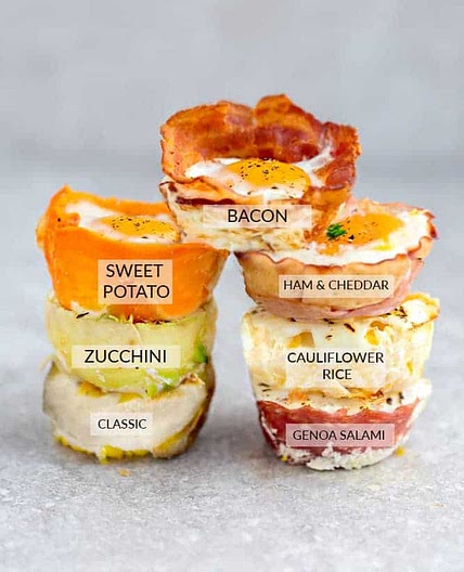 Baked Egg Cups - 8 Ways