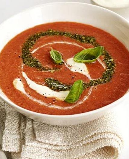 Tomato & basil soup