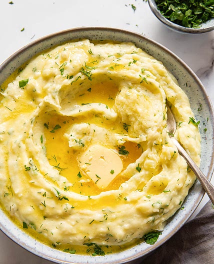 Herb and Garlic Mashed Potatoes