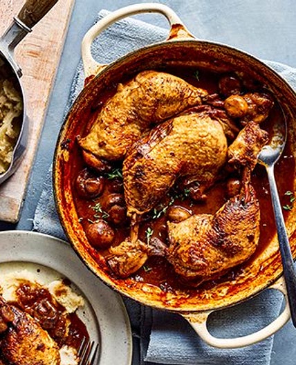 One-pot chicken chasseur
