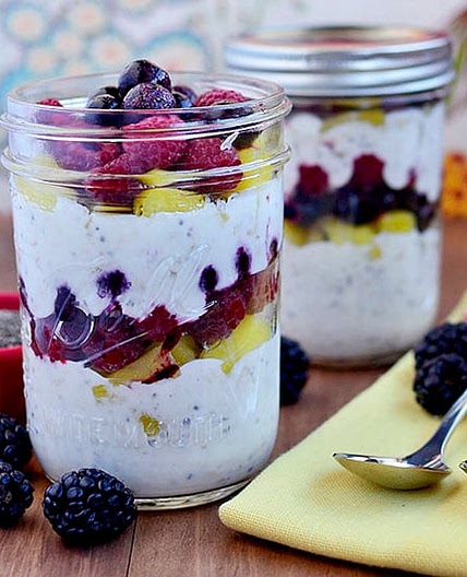 Make Ahead Fruit & Yogurt Breakfast Parfaits