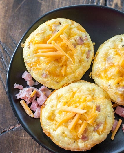 Ham, Egg and Cheese Muffins (keto + meal prep)