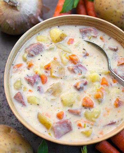 Instant Pot Potato Ham Soup