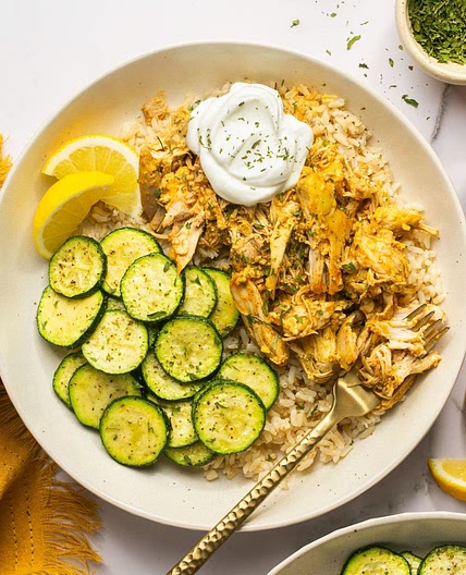 Crock Pot Chicken Shawarma
