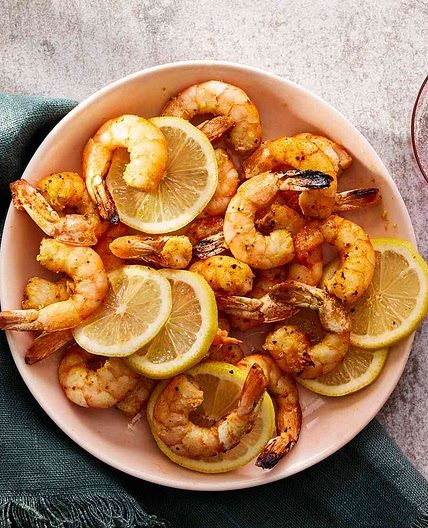 Air Fryer Lemon Pepper Shrimp