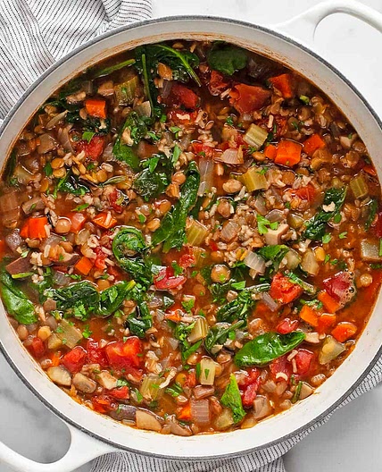 Lentil Wild Rice Soup