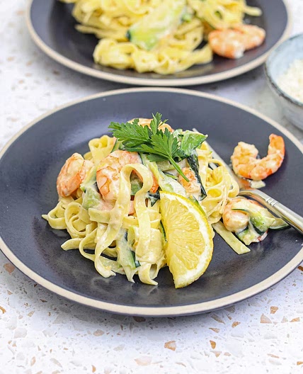 Prawn, Lemon & Zucchini Fettuccine Recipe | Woolworths