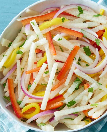 Jicama Salad with Mango and Lime
