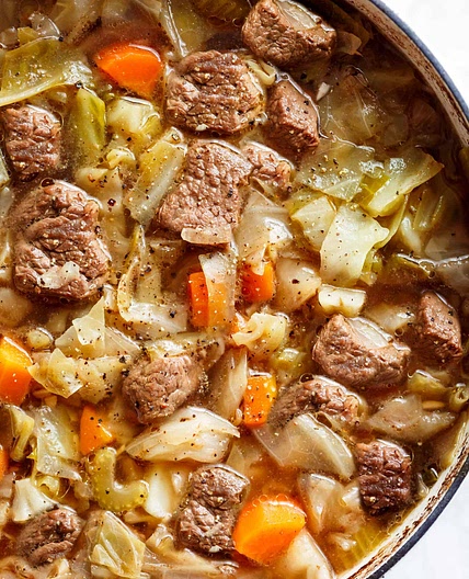 Cabbage Soup with Beef