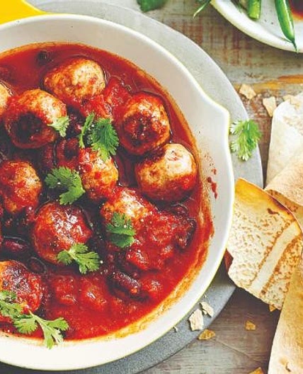 Mexican turkey meatballs