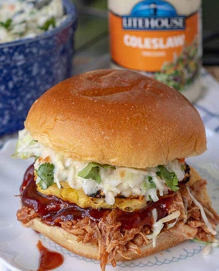 5-Mins Prep BBQ Pulled Chicken (Crock Pot Easy)