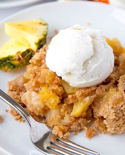 Pineapple Cobbler