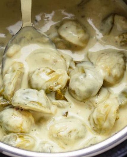 Instant Pot Creamy Brussels Sprouts (2-Minutes )