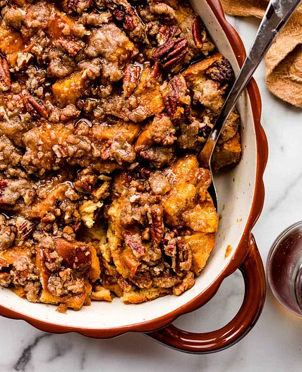 Pumpkin French Toast Casserole