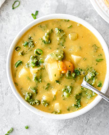 Instant Pot Kale Potato Soup