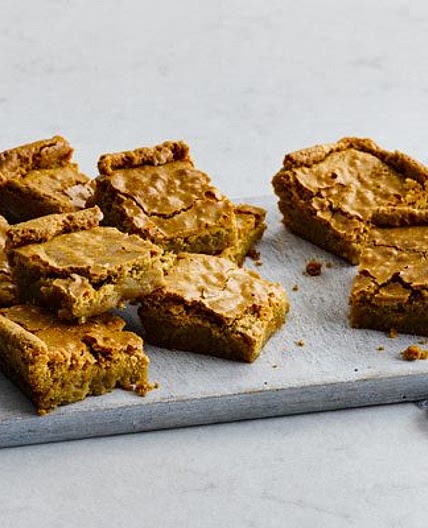 White chocolate blondies