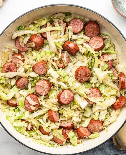 Easy Sausage and Cabbage Skillet