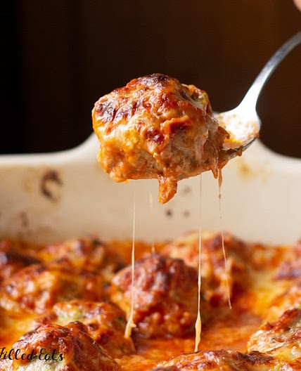 Keto Meatball Casserole