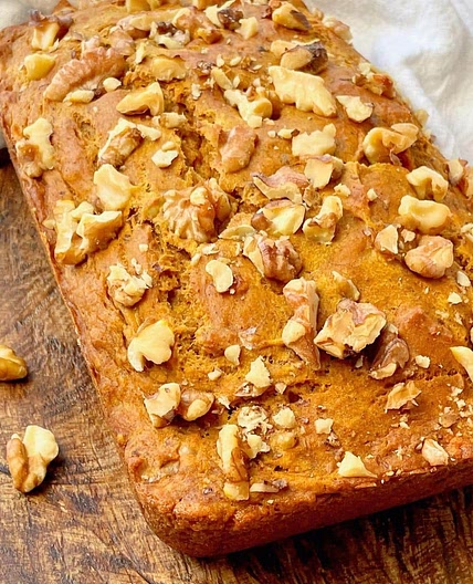 Vegan Pumpkin Banana Bread