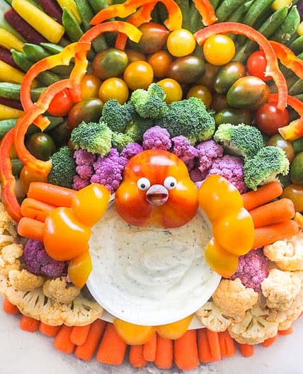 Turkey Veggie Tray