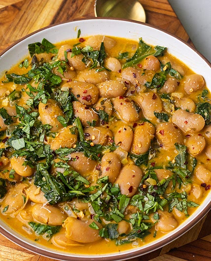 Creamy Pumpkin Butter Beans (vegan)