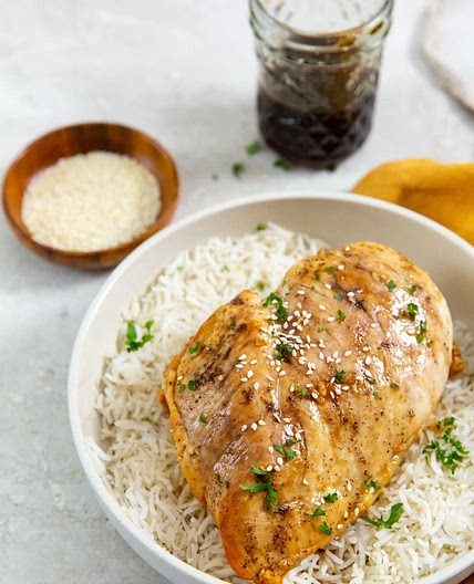 Air Fryer Honey Glazed Chicken Breast
