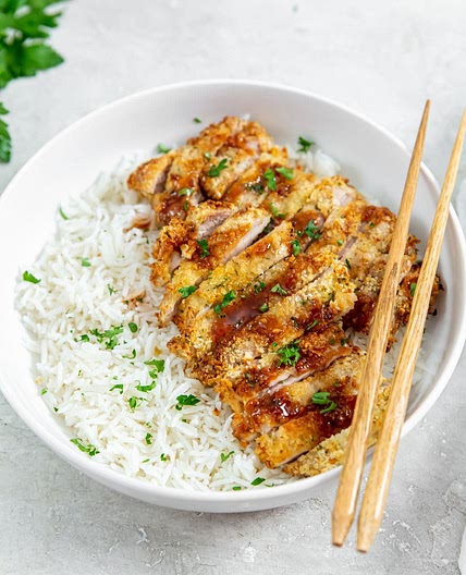 Air Fryer Chicken Katsu Thighs