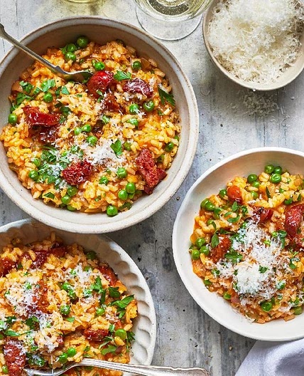Chorizo risotto